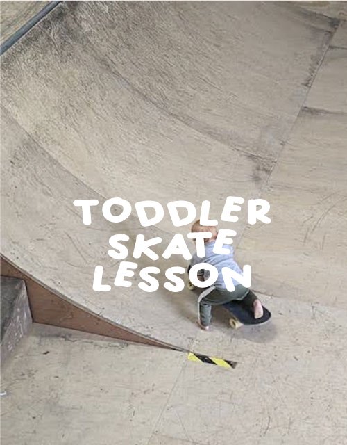 Toddler Skateboard Lesson HQ