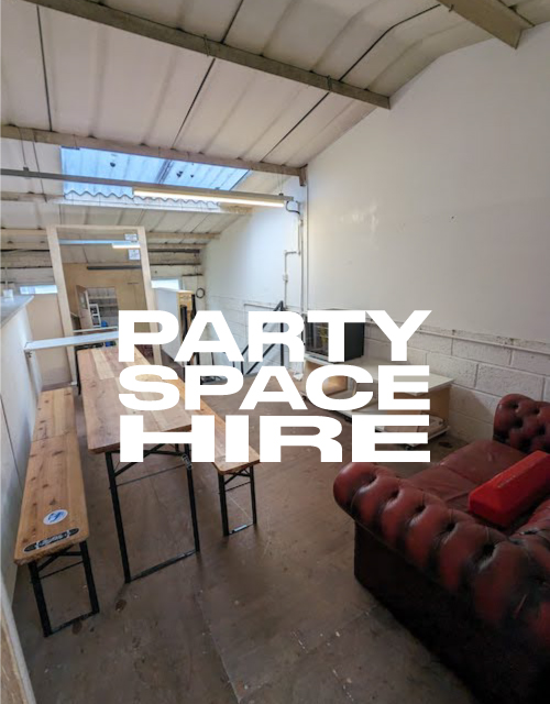 Upstairs party space hire