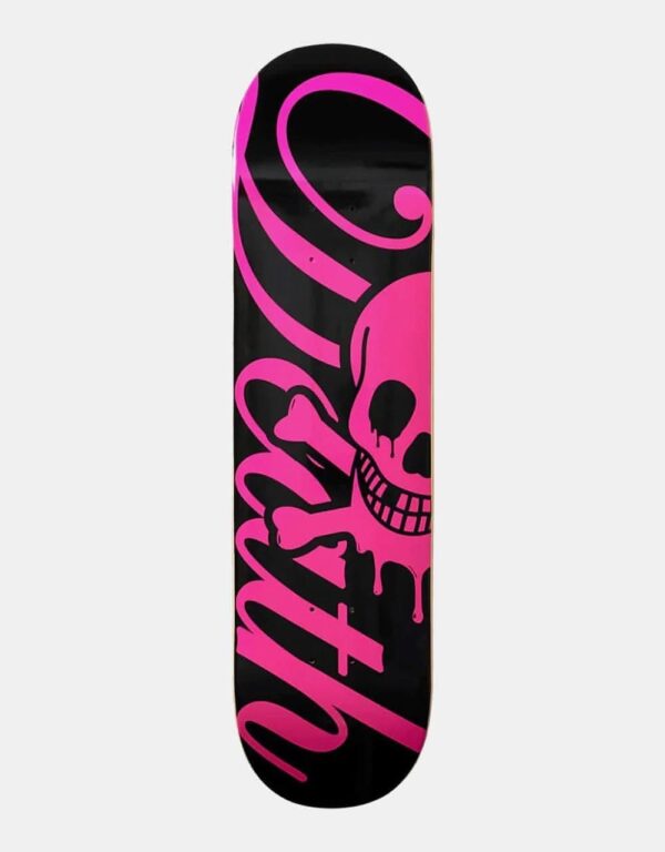 Death ‘Script’ Black/Pink 7.75″ Popsicle 2 shape Deck