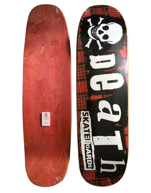 Death ‘Tartan Punk’ 8.9″ Hybrid Shaped Deck