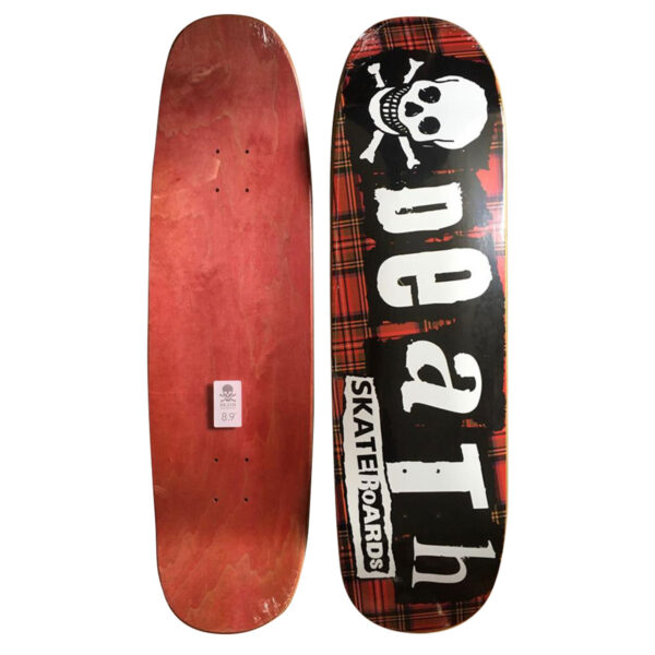 Death ‘Tartan Punk’ 8.9″ Hybrid Shaped Deck