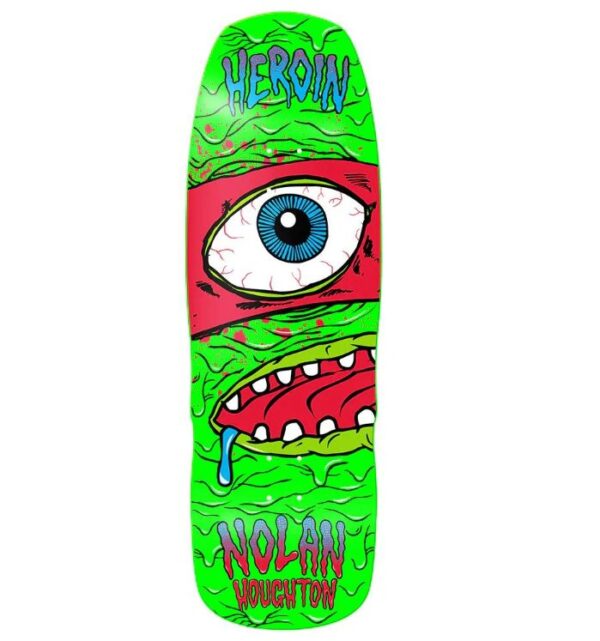 Heroin Skateboards Nolan Houghton Mutation Skateboard Deck 10.1