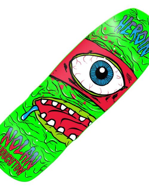 Heroin Skateboards Nolan Houghton Mutation Skateboard Deck 10.1