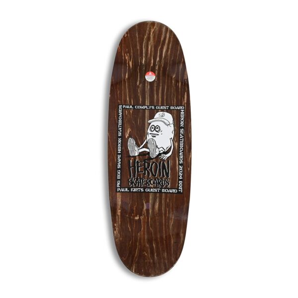 Heroin Skateboards Paul's Egg 10.4″ Deck