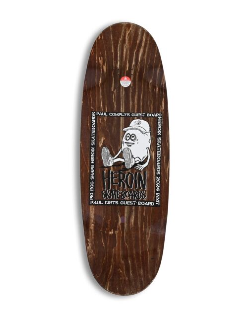 Heroin Skateboards Paul’s Egg 10.4″ Deck