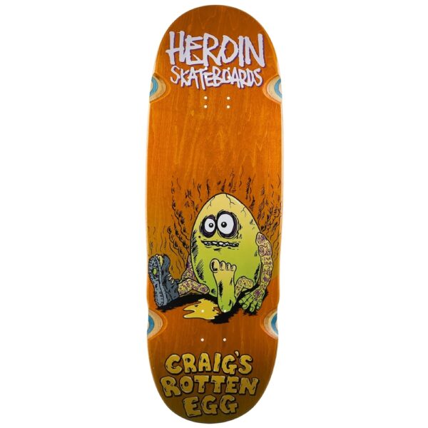 Heroin Skateboards Questions Craig’s Rotten Egg 10 Skateboard Deck