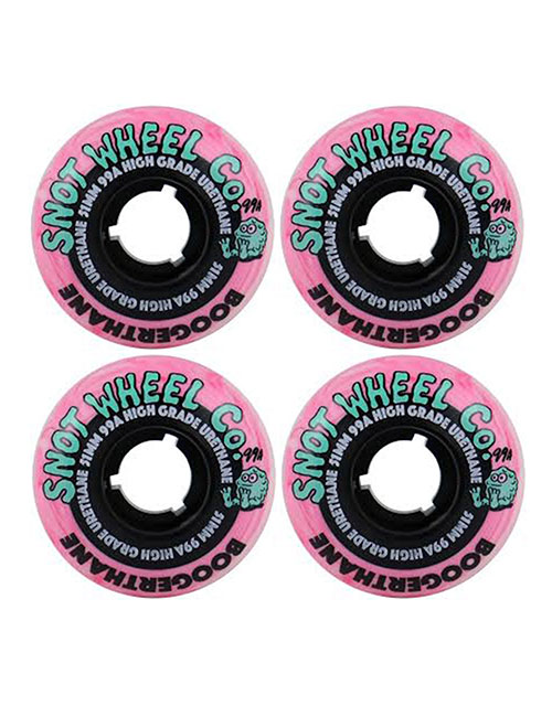 SNOT Boogerthane Pink Swirl Wheels 51MM 99A