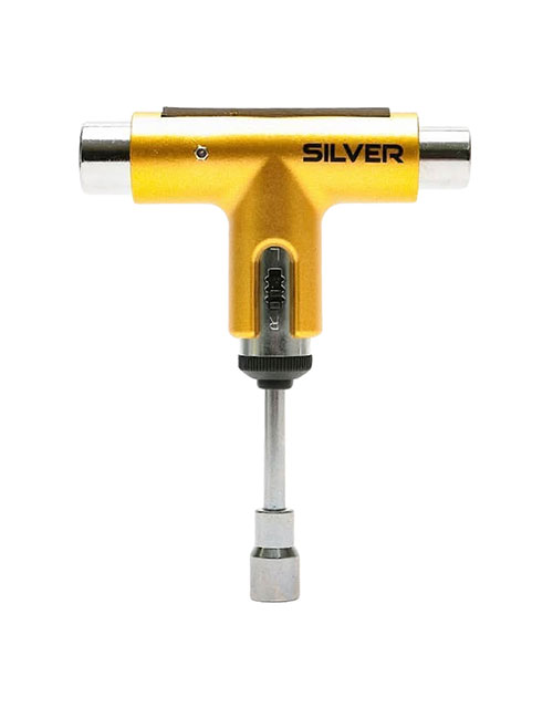 Silver Ratchet Skate Tool Gold