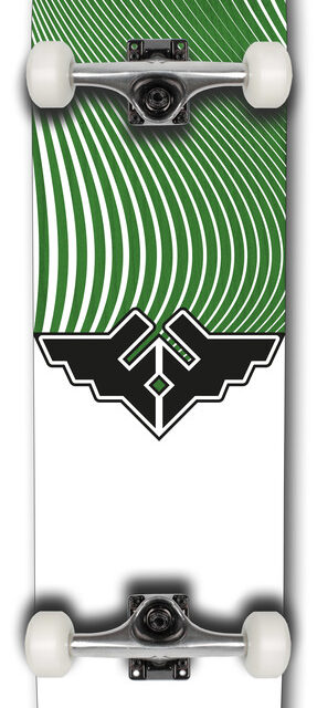 Fracture Wings V4 Factory Complete Skateboard Green 7.75"