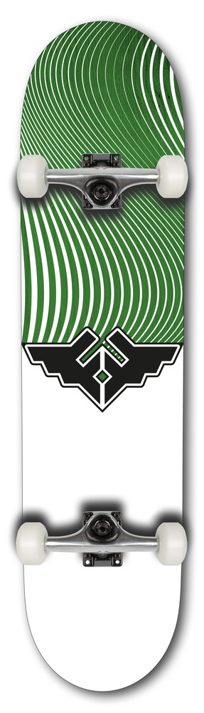 Fracture Wings V4 Factory Complete Skateboard Green 7.75"