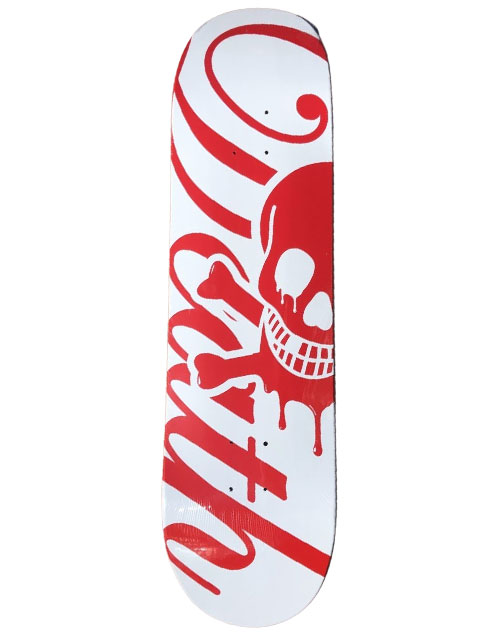 Death Script Deck - Red/White - 8.125