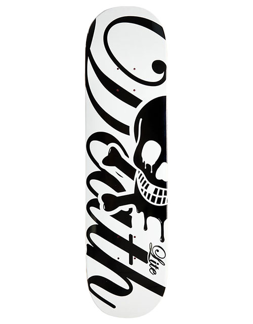 Death Script Lite Deck - White/Black - 8.125