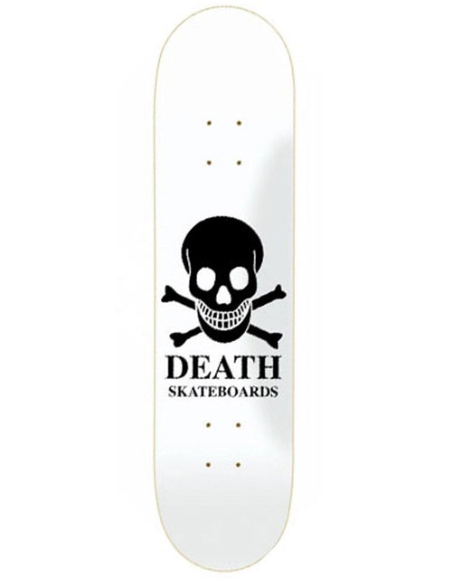 Death Skateboards Team Issue Deck - White - 8.5