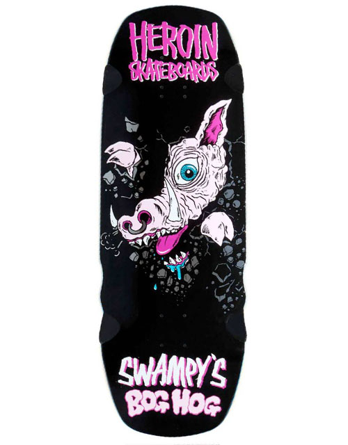 Heroin Swampy Bog Hog Deck - 10.75