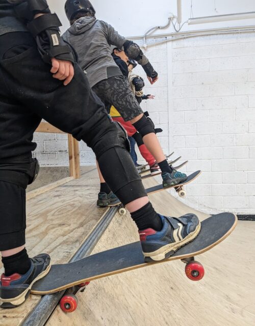 dropping in