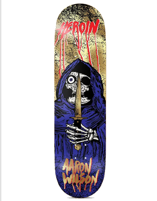 Heroin Aaron Skull Priest Deck - 8.5